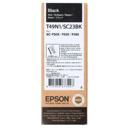 Epson Cartuccia T49N1 Nero per Stampante SC-F100/SC-F500 Epson Cartuccia T49N1 Nero per Stampante SC-F100/SC-F500
